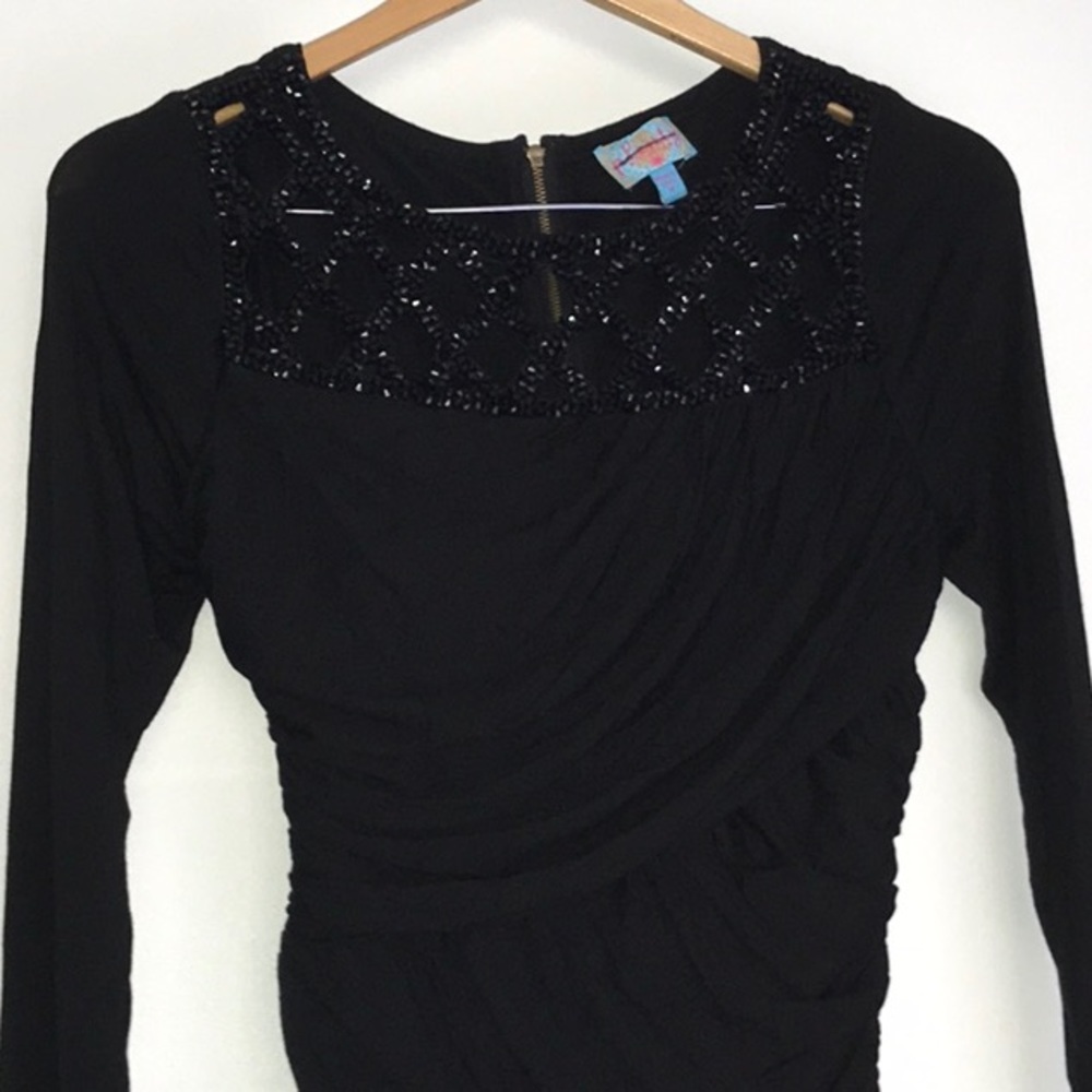 Anthropologie Plenty Tracy Reese Black Dress Z8-28